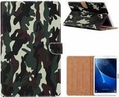 Samsung Galaxy Tab A7 (2020) Hoes -10.4 inch - Booktype case cover - Camouflage
