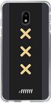 6F hoesje - geschikt voor Samsung Galaxy J3 (2017) -  Transparant TPU Case - Ajax Europees Uitshirt 2020-2021 #ffffff