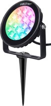 Mi-Light MiBoxer - LED Prikspot met Stekker - Smart LED - Wifi LED - Slimme LED - 9W - RGB+CCT - Aanpasbare Kleur - Dimbaar - Waterdicht