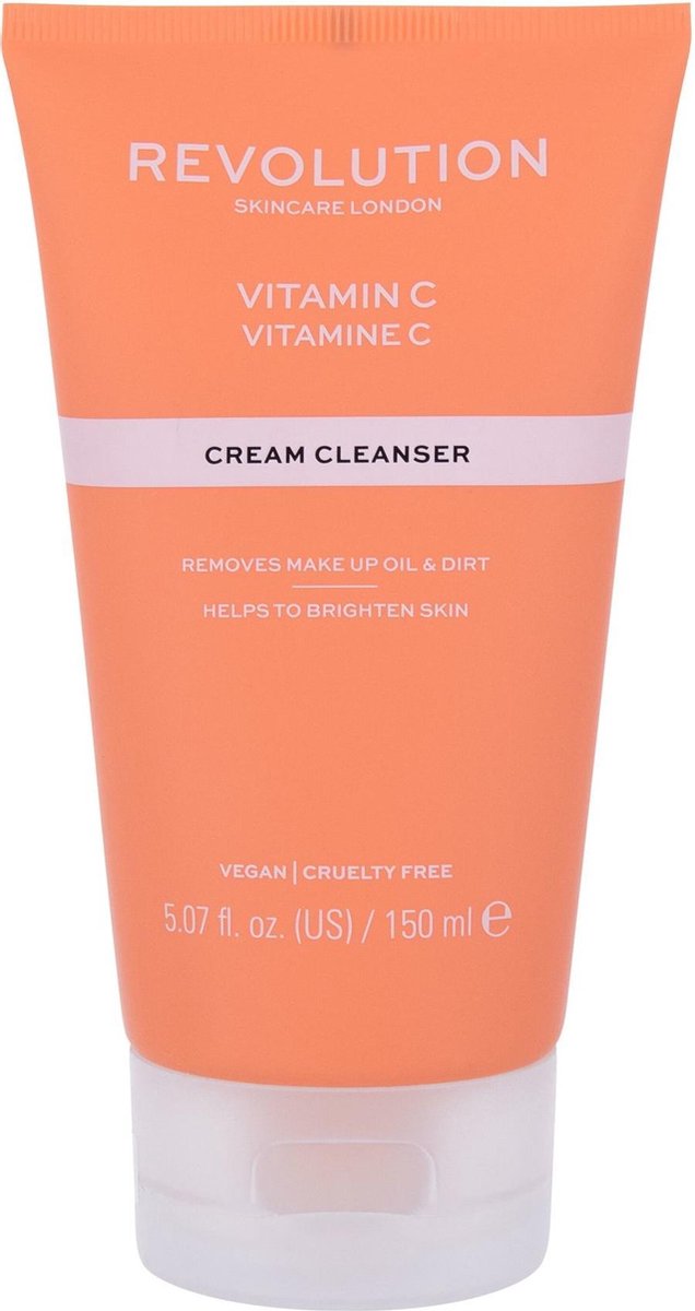 Makeup Revolution - Vitamin C Cream Cleanser - Brightening Cleaning Cream