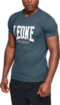Leone T-Shirt Logo Grijs Large