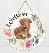 Welkom - Nova Scotia Duck Tolling Retriever | Muurdecoratie - Bordje Hond