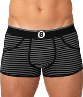 Bolas Boxershort Short Basics Stripe Zwart - Heren