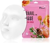 Slakkenroos gezichtsmasker met slakkenslijm extract en Japanse roos extract voor de rijpere huid en de huid met neiging tot acne 38g