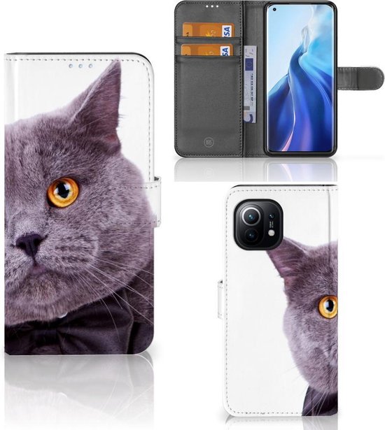 Coque Téléphone Xiaomi Mi 11 Tenphone Etui Coque pour Chat