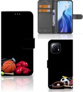 GSM Hoesje Xiaomi Mi 11 Bookcover Ontwerpen Voetbal, Tennis, Boxing… Sports