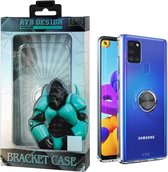 Hoesje met handige Ring Houder - Back Cover TPU Samsung A21S