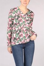 Geisha Top PinkGreen Combi Pink