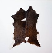 KOELAP Kalfshuid Vloerkleed - Bruinwit Gevlekt - 75 x 95 cm - 1003566