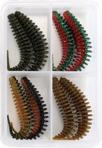Colorado Ecoworm Mix 3 Softbait - 5cm - 120 Stuks (10 x SB12) - UL Softbait