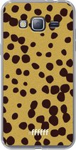 Samsung Galaxy J3 (2016) Hoesje Transparant TPU Case - Cheetah Print #ffffff