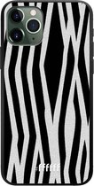 iPhone 11 Pro Hoesje TPU Case - Zebra Print #ffffff