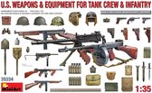 1:35 MiniArt 35334 U.S. Weapons & Equipment for Tank Crew & Infantery Plastic kit