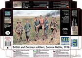 1:35 Master Box MB35158 British & German Soldiers, Somme Battle, 1916 Plastic kit