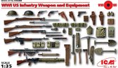 1:35 ICM 35688 WWI US Infantry Weapon and Equipment Plastic kit