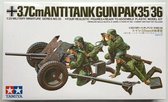 1:35 Tamiya 35035 German 3,7cm Kanone PAK 35/36 w/4 Figures Plastic Modelbouwpakket