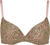 Sapph Comfort Light Pu Bra Dames Zebra Print-70C