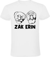 Zak erin Heren t-shirt | rot op | zoek het uit | oprotten | flikker op |  Wit