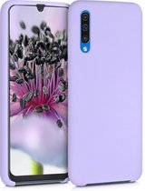 kwmobile telefoonhoesje geschikt voor Samsung Galaxy A50 - Hoesje met siliconen coating - Smartphone case in lavendel