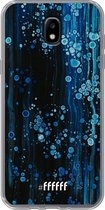 Samsung Galaxy J5 (2017) Hoesje Transparant TPU Case - Bubbling Blues #ffffff