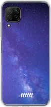 Huawei P40 Lite Hoesje Transparant TPU Case - Star Cluster #ffffff
