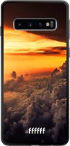 Samsung Galaxy S10 Hoesje TPU Case - Sea of Clouds #ffffff