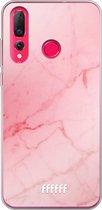 Huawei P30 Lite Hoesje Transparant TPU Case - Coral Marble #ffffff