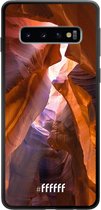 Samsung Galaxy S10 Hoesje TPU Case - Sunray Canyon #ffffff