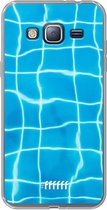 Samsung Galaxy J3 (2016) Hoesje Transparant TPU Case - Blue Pool #ffffff