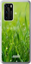 Huawei P40 Hoesje Transparant TPU Case - Morning Dew #ffffff