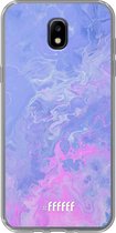 Samsung Galaxy J5 (2017) Hoesje Transparant TPU Case - Purple and Pink Water #ffffff