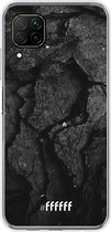 Huawei P40 Lite Hoesje Transparant TPU Case - Dark Rock Formation #ffffff