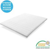 Topmatras Hybrideschuim Deluxe 9cm - 100x220cm