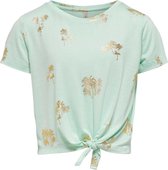 Only t-shirt meisjes - groen - KONmoulins - maat 110/116