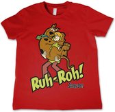 ScoobyDoo Kinder Tshirt -XS- Ruh-Ruh Rood