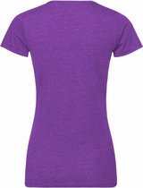 Russell Dames Slim Fit Langer Lengte Korte Mouwen T-Shirt (Blauwe mergel)