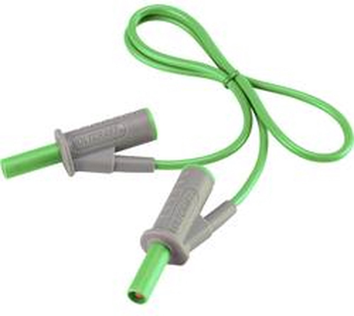 VOLTCRAFT MSB-501 Veiligheidsmeetsnoer Banaanstekker 4 mm Banaanstekker 4 mm 0.50 m Groen 1 stuk(s)