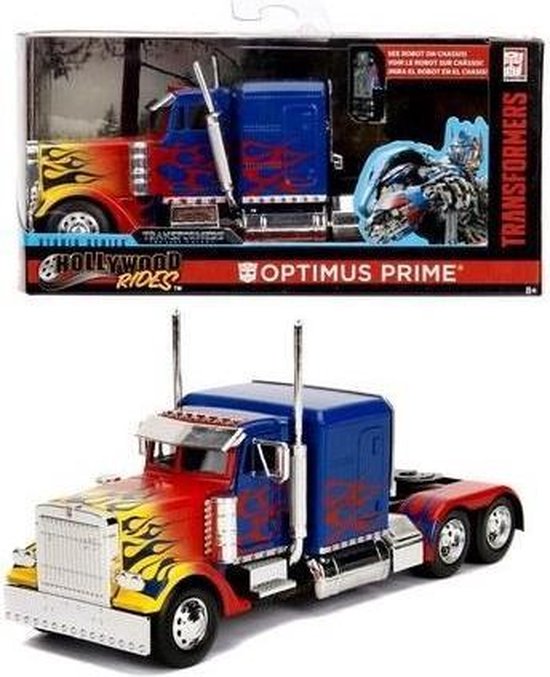 Collezionismo Auto Hot Wheels Hot Wheels 2024 Track Fleet Transformers Optimus Prime - Auto Modellino Pressofusa In Scala 1:64 Hot Wheels 2024 JFF66