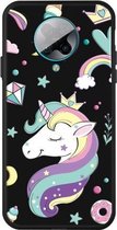 Voor Xiaomi Red K30 Pro Pattern Printing Embossment TPU Mobile Case (Candy Unicorn)