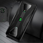 Voor Geschikt voor Xiaomi Black Shark 3 Pro Butterfly Shadow schokbestendig rubberen TPU beschermhoes (zwart)