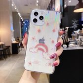 IMD Aurora Starry Sky patroon schokbestendig TPU beschermhoes voor iPhone 12 Pro Max (B6)