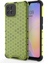Voor Huawei nova 8 SE schokbestendige honingraat pc + TPU-hoes (groen)