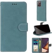 Voor Samsung Galaxy Note20 Ultra Retro Frosted Horizontale Flip PU lederen tas met houder & kaartsleuven & portemonnee & fotolijst (blauw)