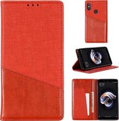 Voor Xiaomi Redmi Note 5 Pro MUXMA MX109 Horizontale flip lederen tas met houder en kaartsleuf en portemonnee (rood)
