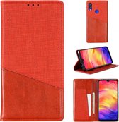 Voor Xiaomi Redmi Note 7 MUXMA MX109 Horizontale flip lederen tas met houder en kaartsleuf en portemonnee (rood)