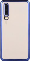 Voor Huawei P30 Electroplating TPU beschermhoes (blauw)