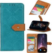 Voor Geschikt voor Xiaomi Mi 10T & 10T Pro Europese bloemen reliëf koperen gesp horizontale flip PU lederen tas met houder & kaartsleuven & portemonnee & fotolijst (blauw)