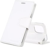 Voor iPhone 11 Pro Max 2019 MERCURY GOOSPERY SONATA DAGBOEK Horizontale Flip Leren Case met Houder & Kaartsleuven & Portemonnee (Wit)