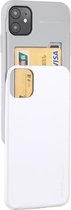 Voor iPhone 11 MERCURY GOOSPERY SKY SLIDE BUMPER TPU + PC Case met kaartsleuf (wit)
