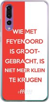 6F hoesje - geschikt voor Huawei P30 -  Transparant TPU Case - Feyenoord - Grootgebracht #ffffff